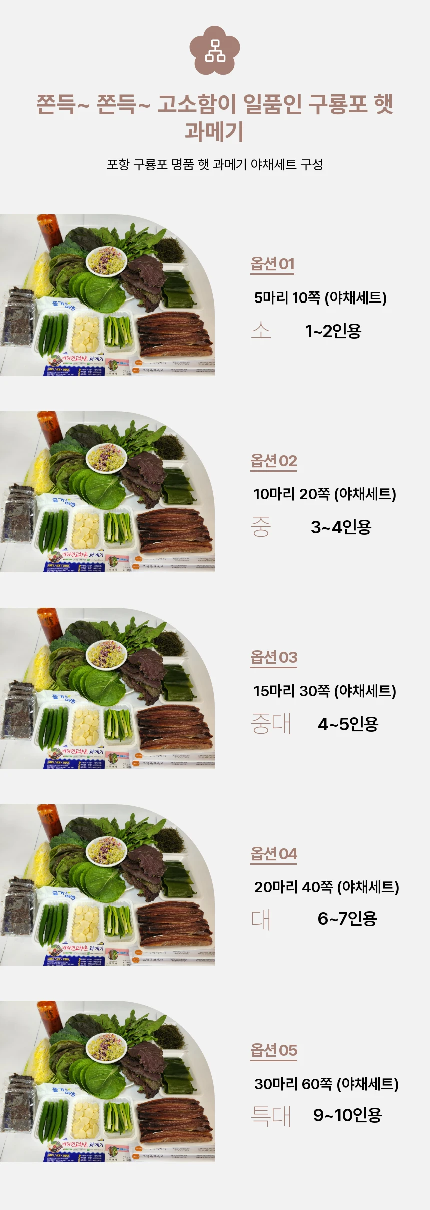 (소) (1~2인분) 완전손질과메기5마리(10쪽)+야채풀세트 상세 안내 24